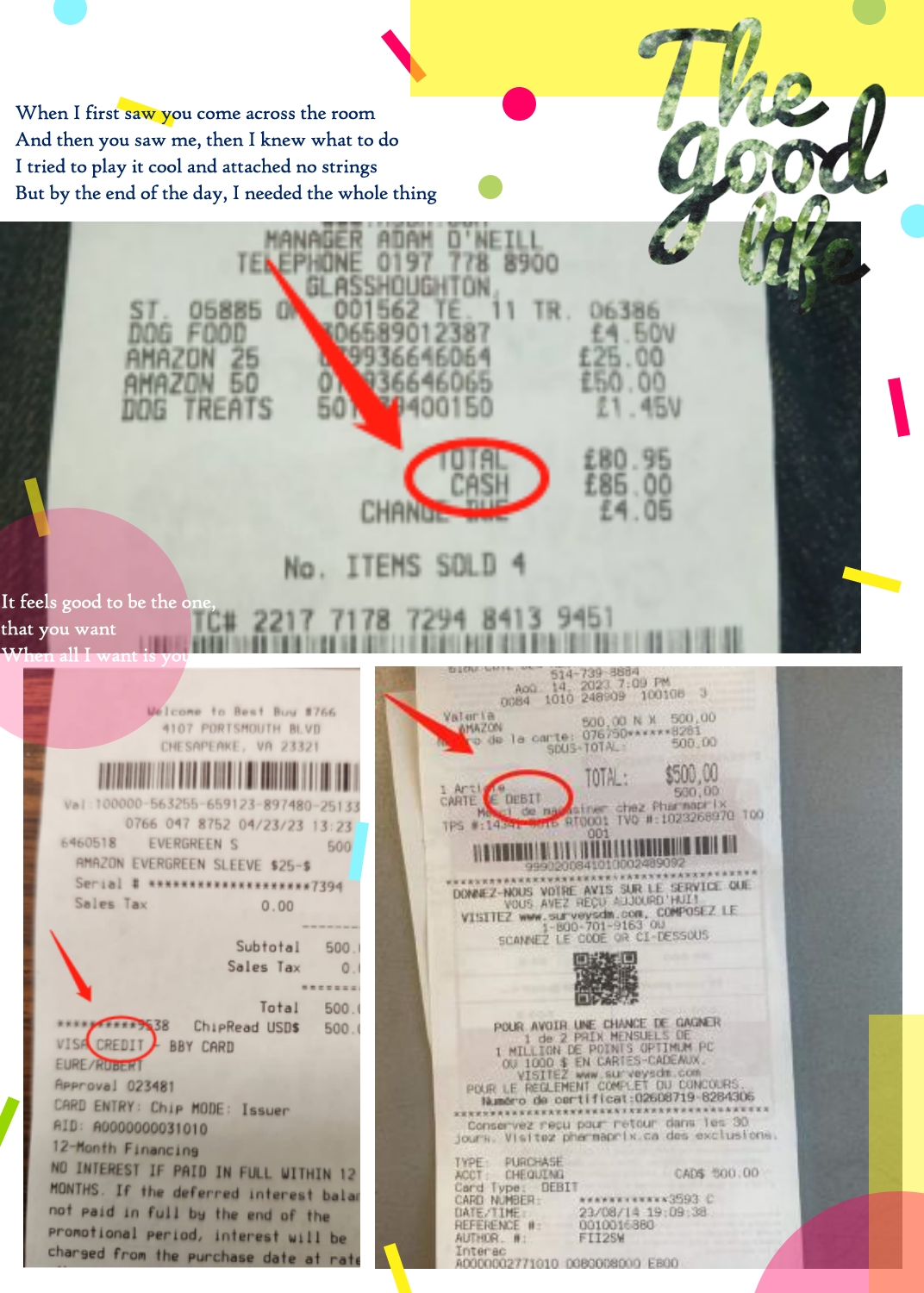 Different Pictures Of  Gift Cards & Receipt And How To Identify Them  - Cardtonic